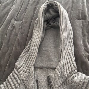 lululemon athletica Men's Zip-Up Gray Sweater